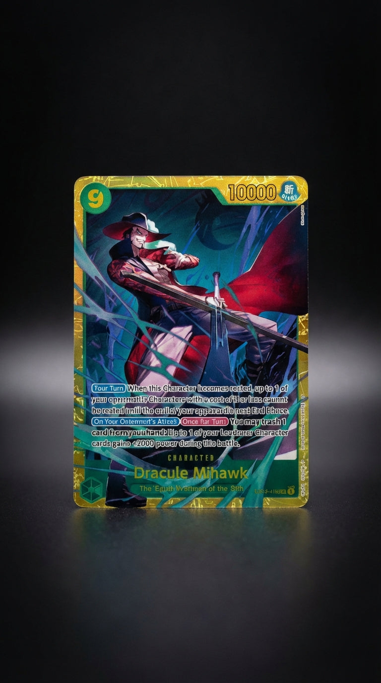 Dracule Mihawk - OP14-119 - The Azurw Sea Seven (OP14)