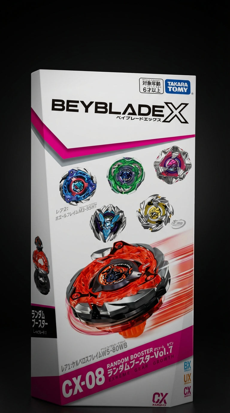 Takara Tomy Beyblade X CX-08 Random Booster Vol.7