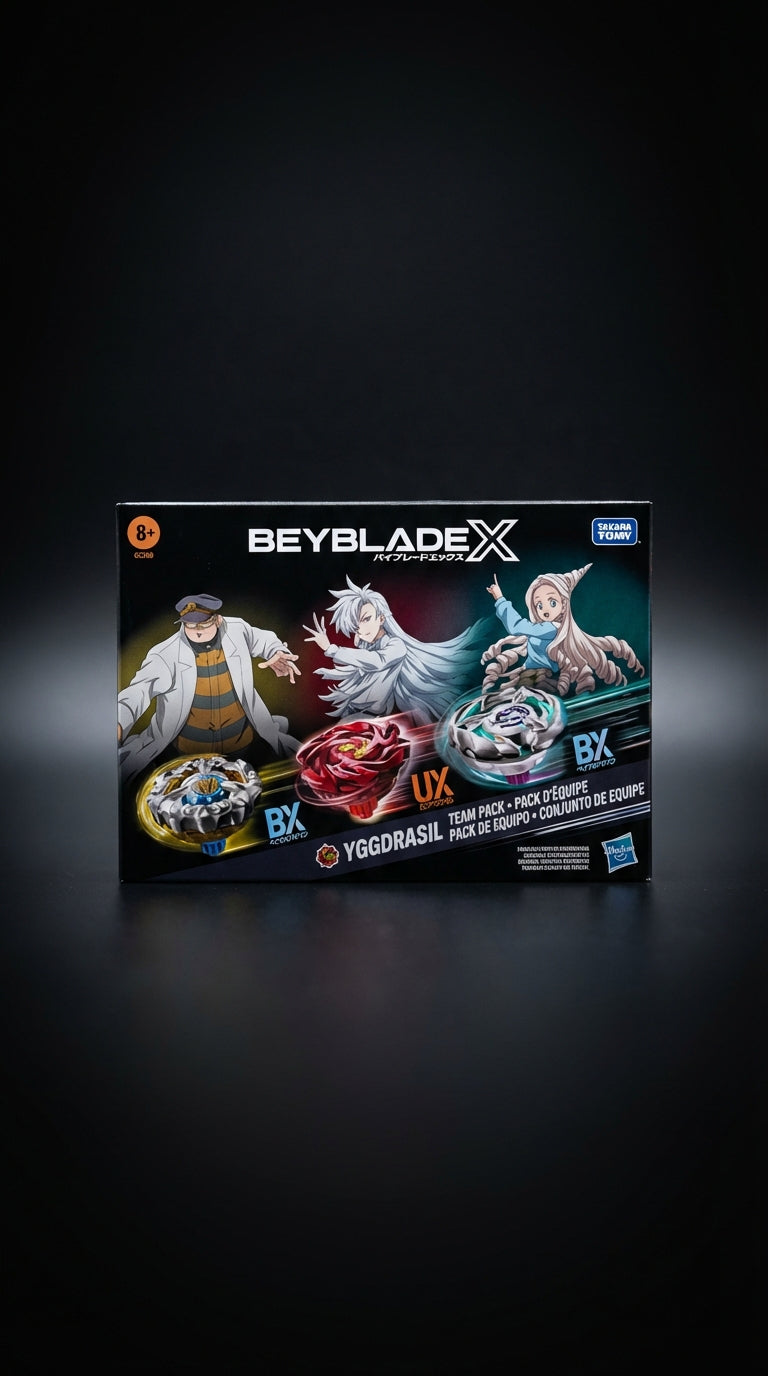 Beyblade X Yggdrasil Team Pack, 3 Takara Tomy Tops