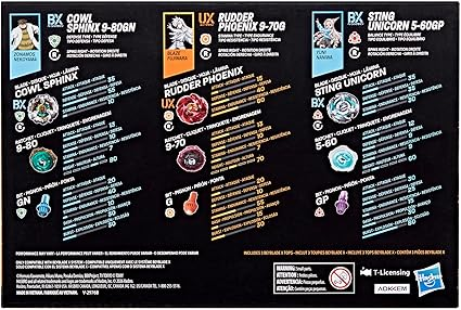 Beyblade X Yggdrasil Team Pack, 3 Takara Tomy Tops