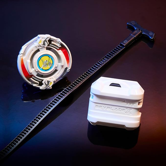 Beyblade X X-Over Project Driger Slash 4-80P Starter Pack Set with Takara Tomy Balance Type Top and Launcher,