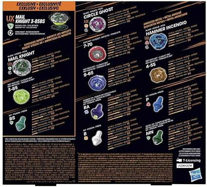 BEY BLADE X X-Treme Expansion Pack, 3 Blades, 4 Ratchets