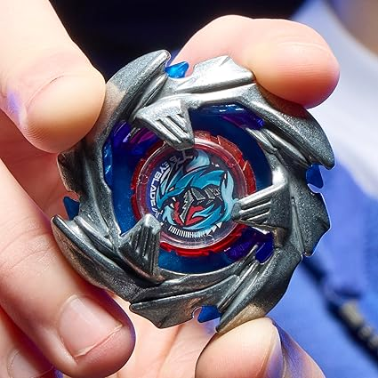 Beyblade X Cobalt Dragoon 2-60C Deluxe Left-Spin String Launcher Set with Attack Type Top Left