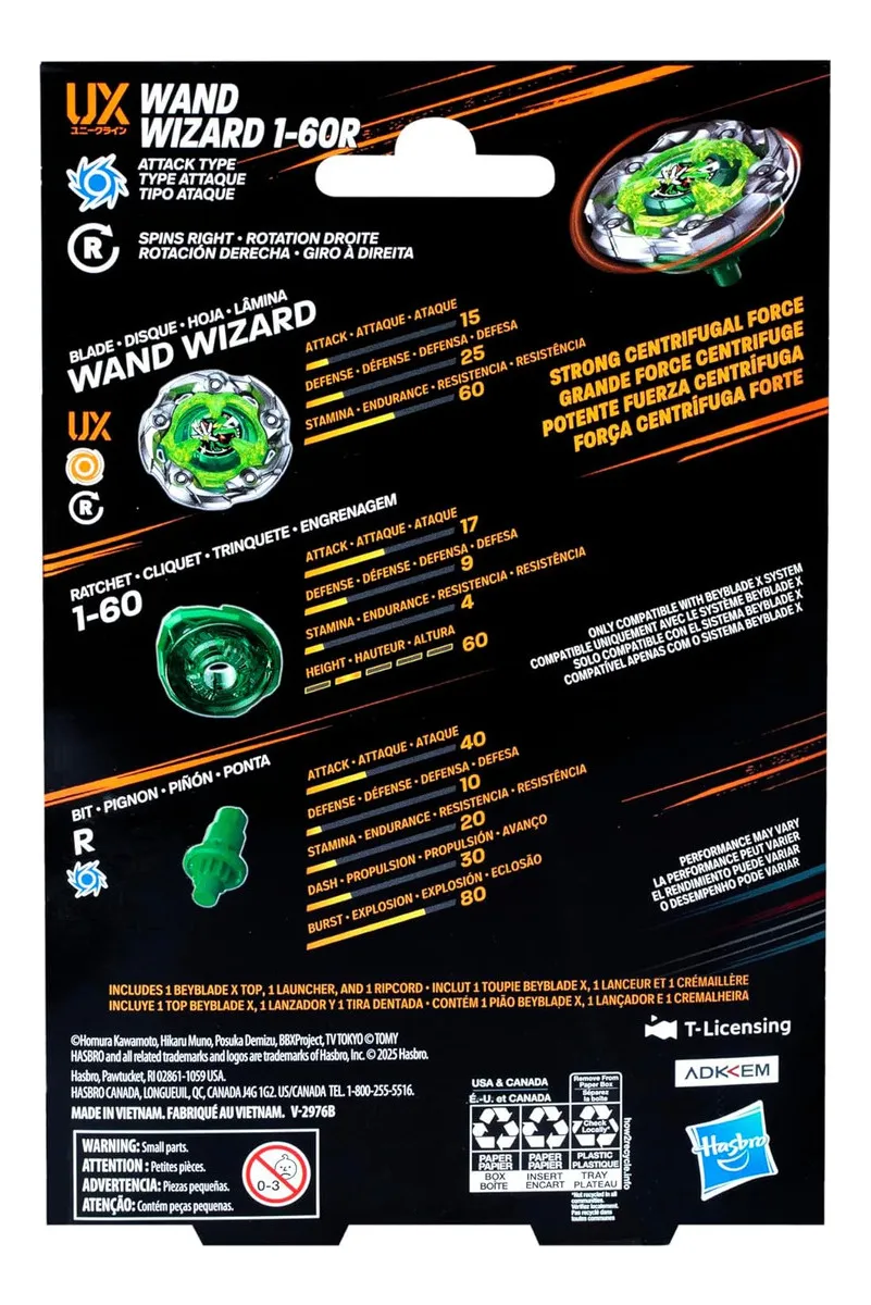 Wand wizard verde beyblade x